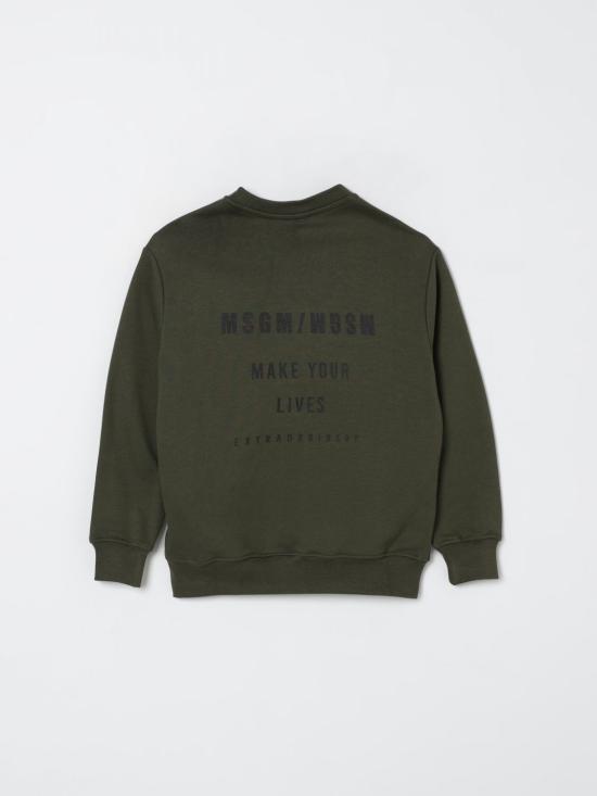 25FW [키즈] 엠에스지엠 풀오버 F5MSJBSW214 082 Green - MSGM