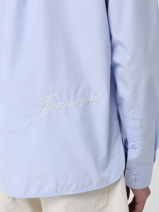 25FW 자크뮈스 긴팔 셔츠 SHM00541AW00660 3GG Blue - JACQUEMUS