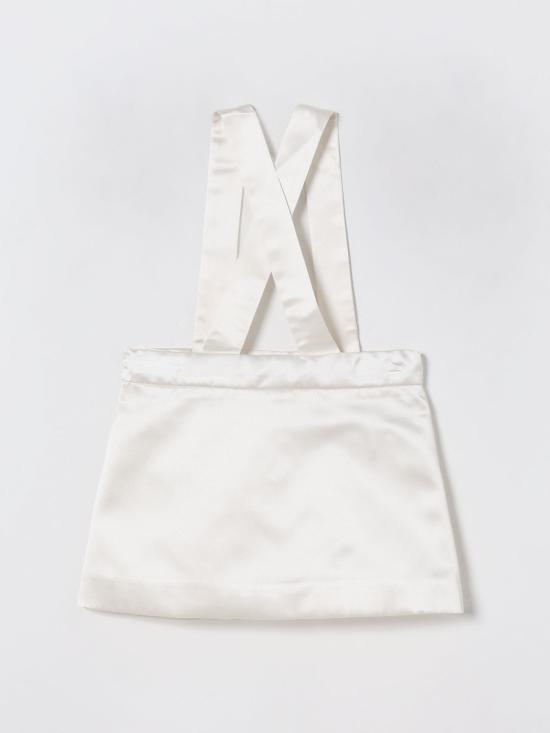 25FW [키즈] 미스블루마린 스커트 BGGO0040TV098 0000 Yellow Cream - MISS BLUMARINE