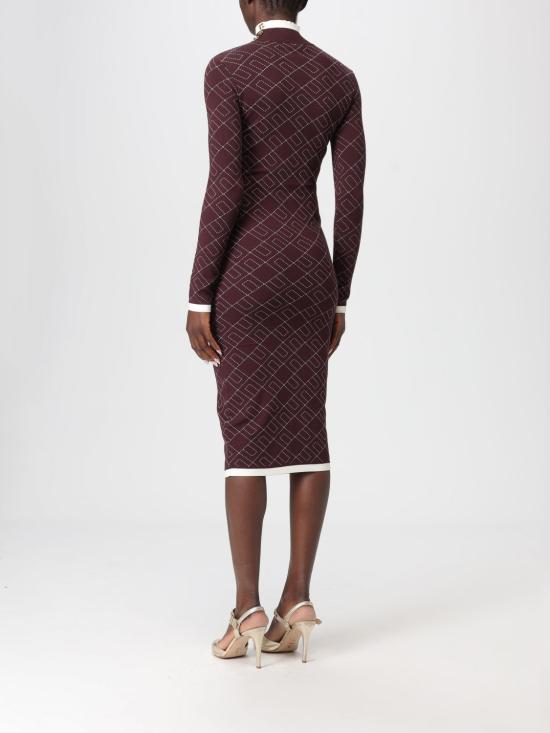 25FW 엘리자베타프랜치 롱 원피스 AM18T EH8 Wine - ELISABETTA FRANCHI