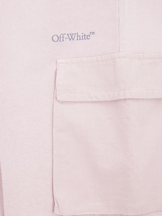 25FW [키즈] 오프화이트 스트레이트 팬츠 OGCH00CF25FLE001 3B07 Pink - OFF WHITE