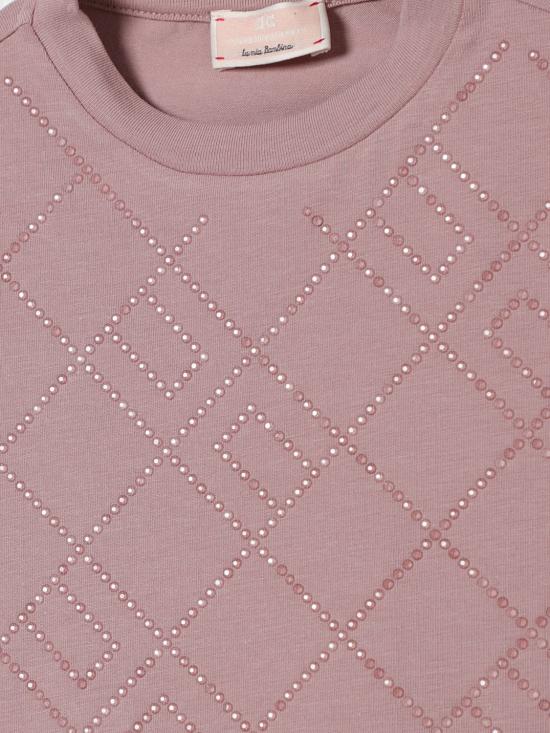 25FW [키즈] 엘리자베타프랜치 티셔츠 EGTS0970JE006 C041 Beige - ELISABETTA FRANCHI