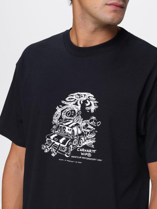 25FW 칼하트 WIP 반팔 티셔츠 I035500 89XX Black - CARHARTT WIP