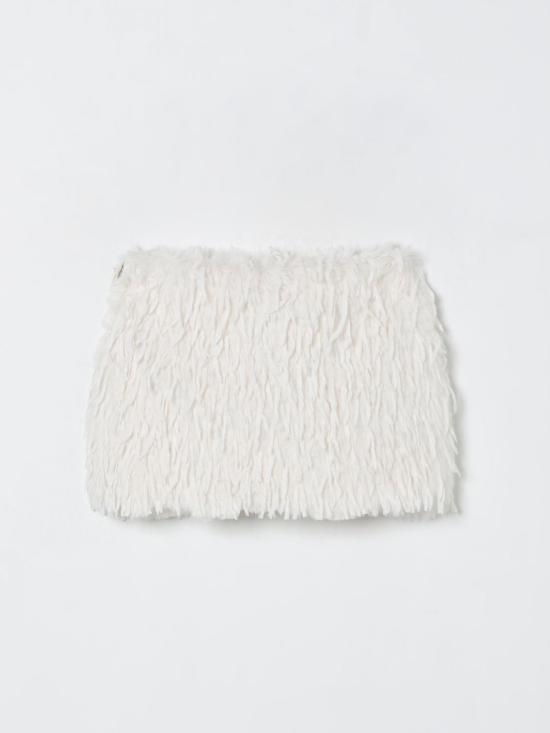 25FW [키즈] 미스블루마린 스커트 BFGO0150PL009 0000 Yellow Cream - MISS BLUMARINE