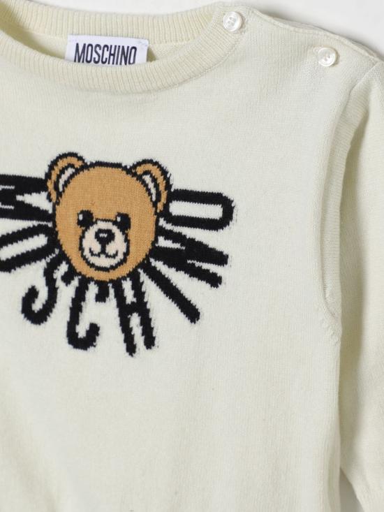 25FW [키즈] 모스키노 풀오버 M7W00JLHE43 10063 Blue - MOSCHINO