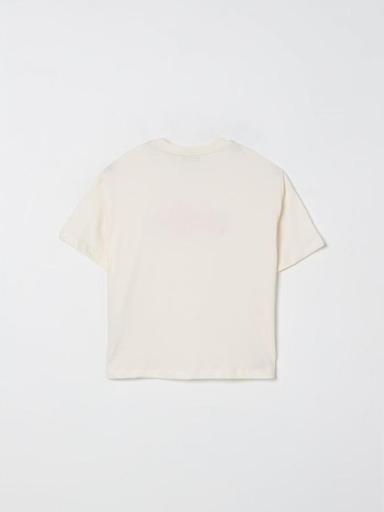 25FW [키즈] 엠에스지엠 티셔츠 F5MSJGTH153 013 Beige - MSGM