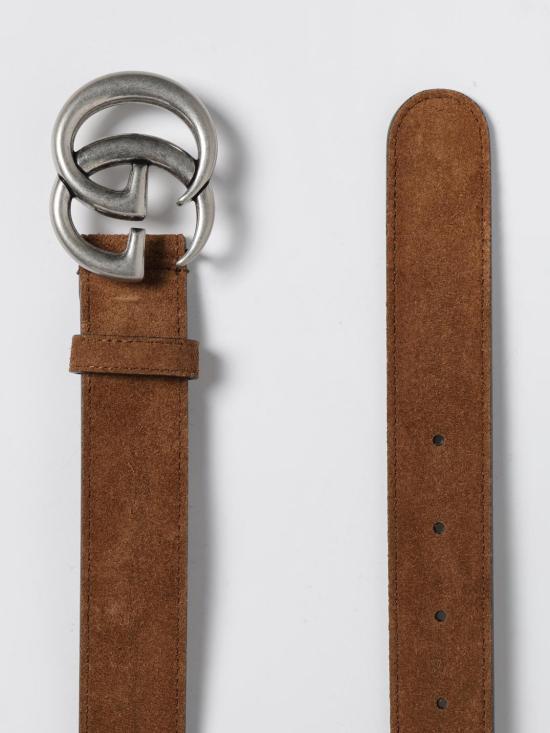 25FW 구찌 GG 마몽 씬 벨트 414516CA00G 2835 Hazel - GUCCI