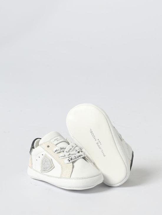 25FW [키즈] 필립모델 스니커즈 82116 01 White - PHILIPPE MODEL