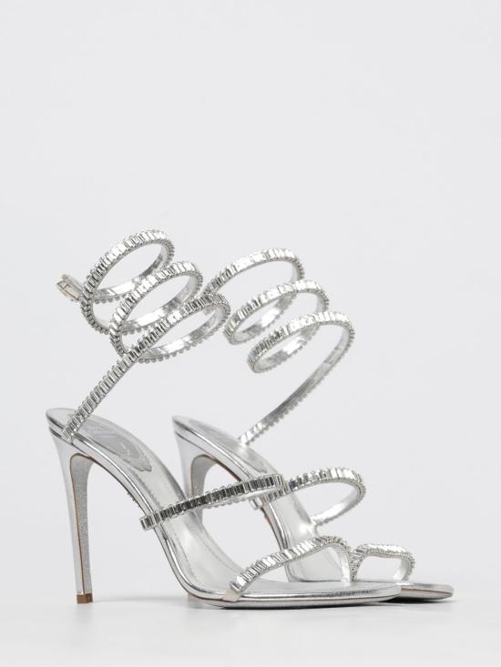 25FW 르네 카오빌라 힐/펌프스 C12674105NA01 V118 Silver - RENE CAOVILLA