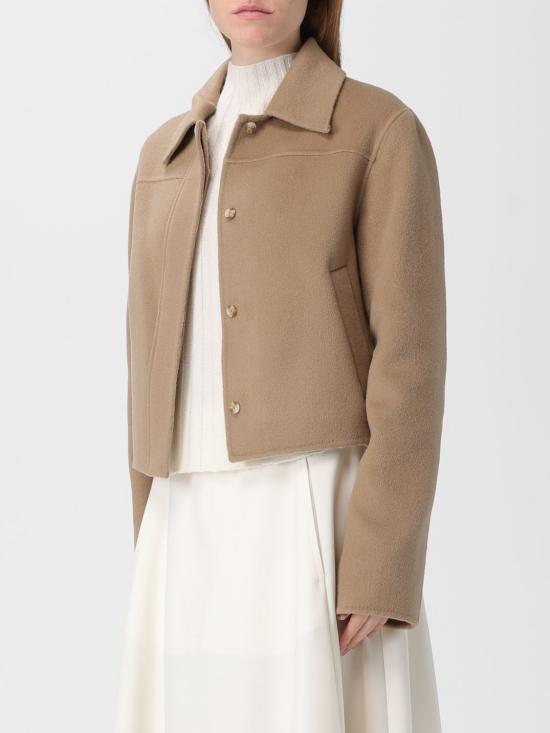 25FW 루루 스튜디오 코트 ZHANNA MINK TAUPE Dove Grey - LOULOU STUDIO