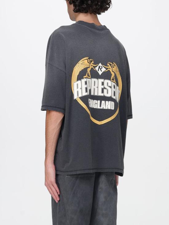 25FW 리프레젠트 반팔 티셔츠 MLM100171 04 Black - REPRESENT