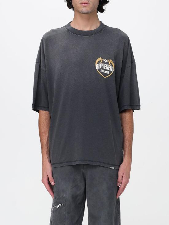 25FW 리프레젠트 반팔 티셔츠 MLM100171 04 Black