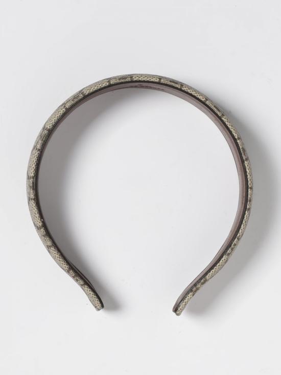 25FW 구찌 GG 모노그램 코팅 헤어밴드 8389284HBEY 2500 Brown