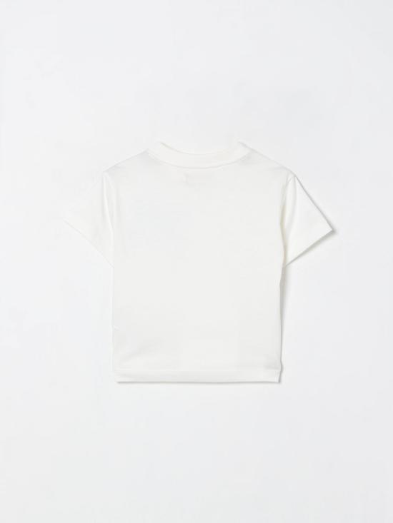 25FW [키즈] 미스블루마린 티셔츠 BGTS0030JF054 0068 Black - MISS BLUMARINE