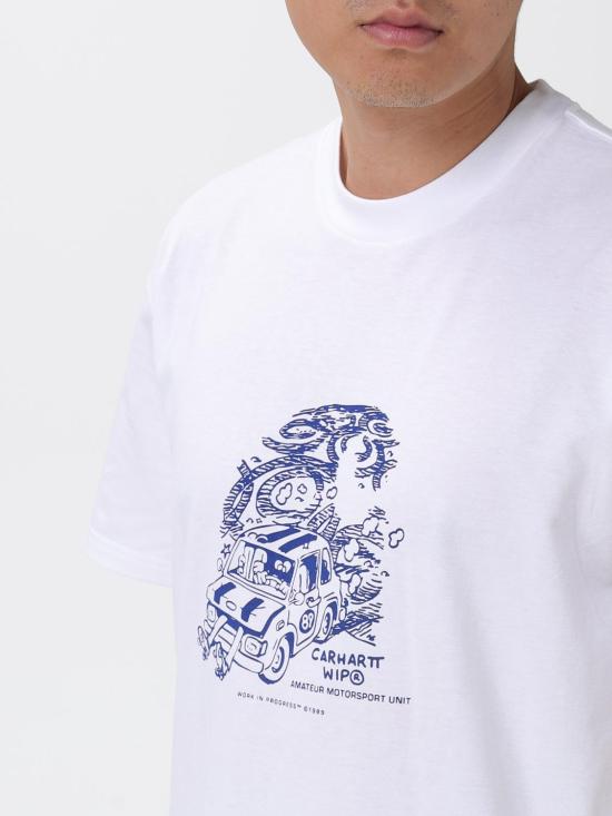 25FW 칼하트 WIP 반팔 티셔츠 I035500 02XX White - CARHARTT WIP