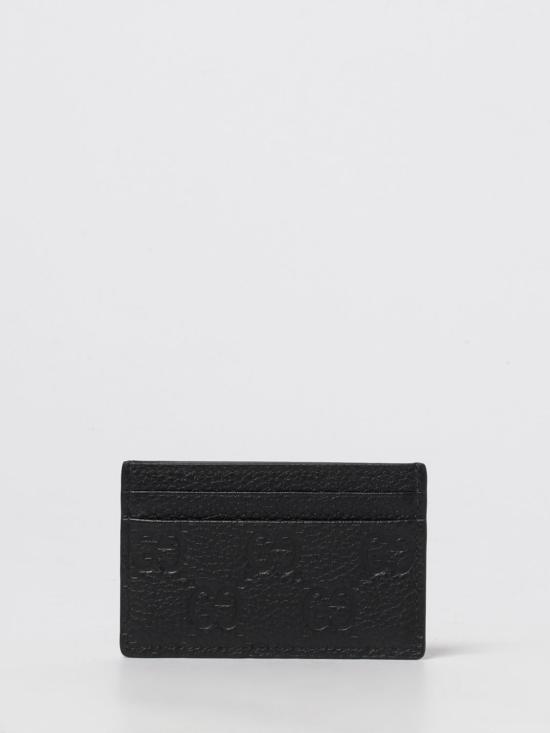 25FW 구찌 임프린트 카드 케이스 835151AAE51 1000 Black - GUCCI