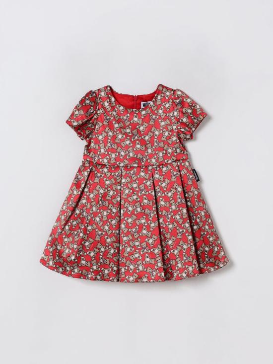 25FW [키즈] 모스키노 점프수트 MDV0CPLRB24 84924 Red