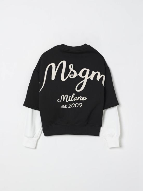 25FW [키즈] 엠에스지엠 풀오버 F5MSJBSW258 110 Black - MSGM