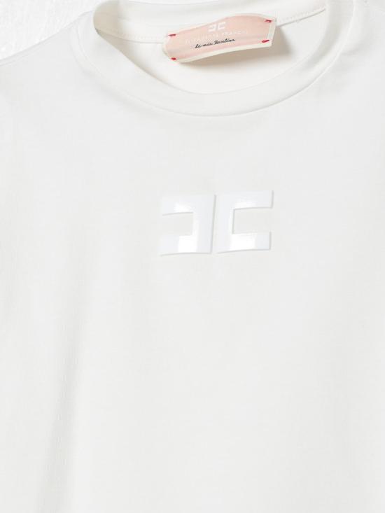 25FW [키즈] 엘리자베타프랜치 티셔츠 EFTS2470JE006 0004 Ivory - ELISABETTA FRANCHI