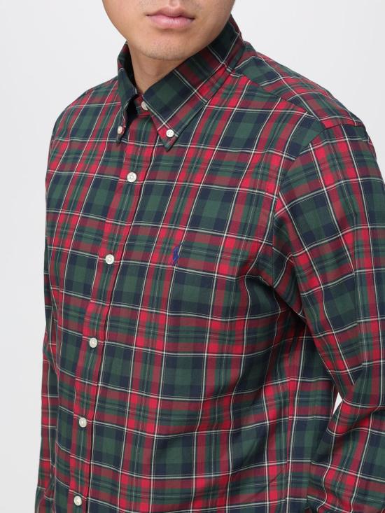 25FW 폴로 랄프로렌 긴팔 셔츠 710953644 008 Red - POLO RALPH LAUREN