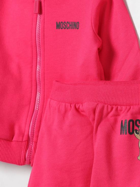 25FW [키즈] 모스키노 오버롤 MUK05GLCA40 50541 Fuchsia - MOSCHINO