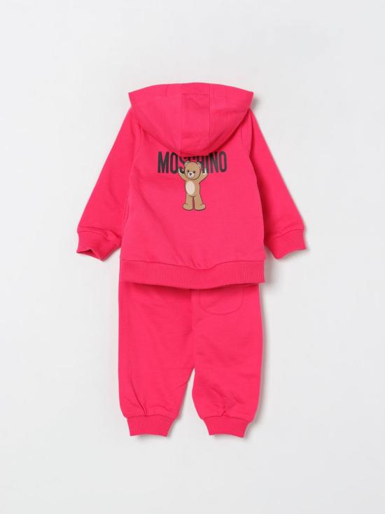 25FW [키즈] 모스키노 오버롤 MUK05GLCA40 50541 Fuchsia - MOSCHINO