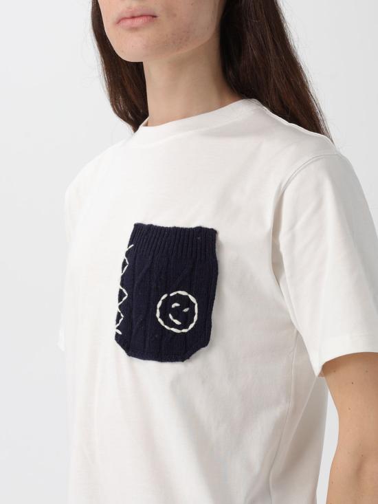 25FW 조슈아 샌더스 반팔 티셔츠 JS35B2518 CR Yellow Cream - JOSHUA SANDERS