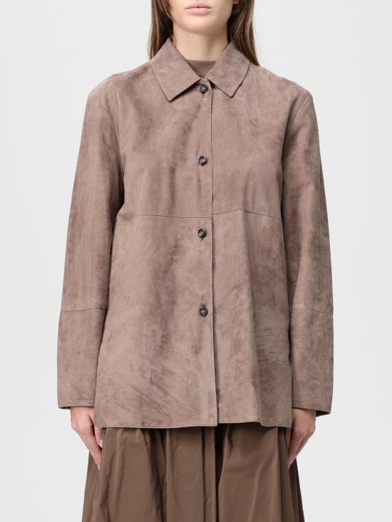 25FW 에스막스마라 자켓 2529446013600 001 Brown