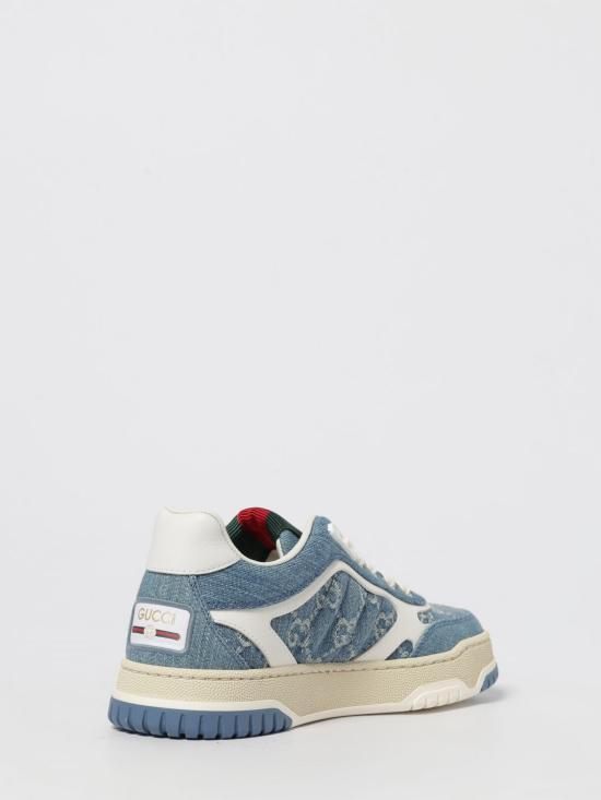 25FW 구찌 구찌 리웹 스니커즈 838831FAEVU 4645 Denim - GUCCI