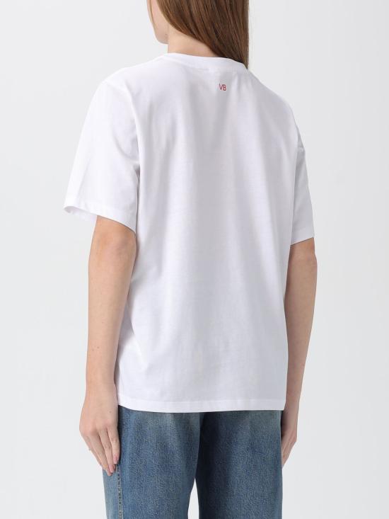 25FW 빅토리아 베컴 반팔 티셔츠 1425JTS006986A 9590 White - VICTORIA BECKHAM