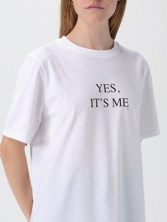 25FW 빅토리아 베컴 반팔 티셔츠 1425JTS006986A 9590 White - VICTORIA BECKHAM