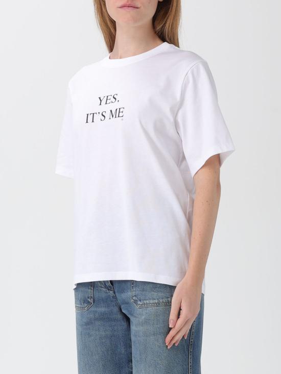 25FW 빅토리아 베컴 반팔 티셔츠 1425JTS006986A 9590 White - VICTORIA BECKHAM