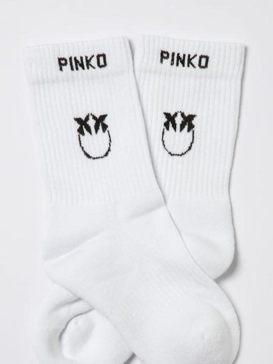 25FW 핑코 양말 106071A302 ZZ1 White - PINKO