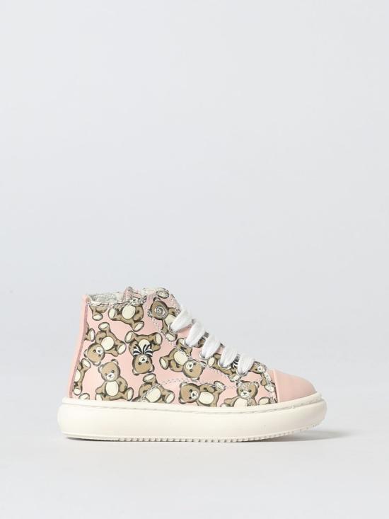 25FW [키즈] 모스키노 스니커즈 81849 01 Silver