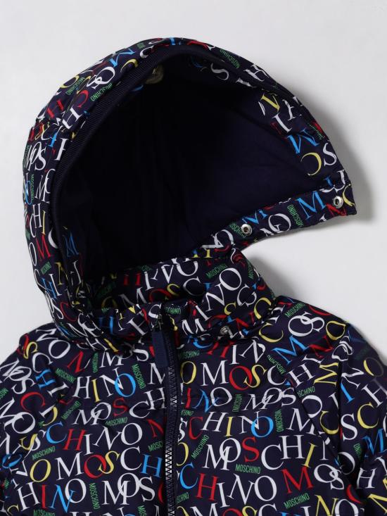 25FW [키즈] 모스키노 캐주얼 자켓 MUS031L3BB0 84804 Blue - MOSCHINO