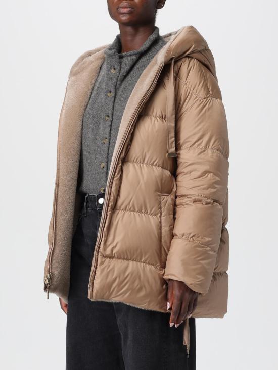 25FW 막스마라 더 큐브 올리비아 후드 자켓 2529486105600 040 Beige - MAXMARA THE CUBE