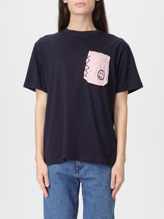 25FW 조슈아 샌더스 반팔 티셔츠 JS35B2518 BU Blue