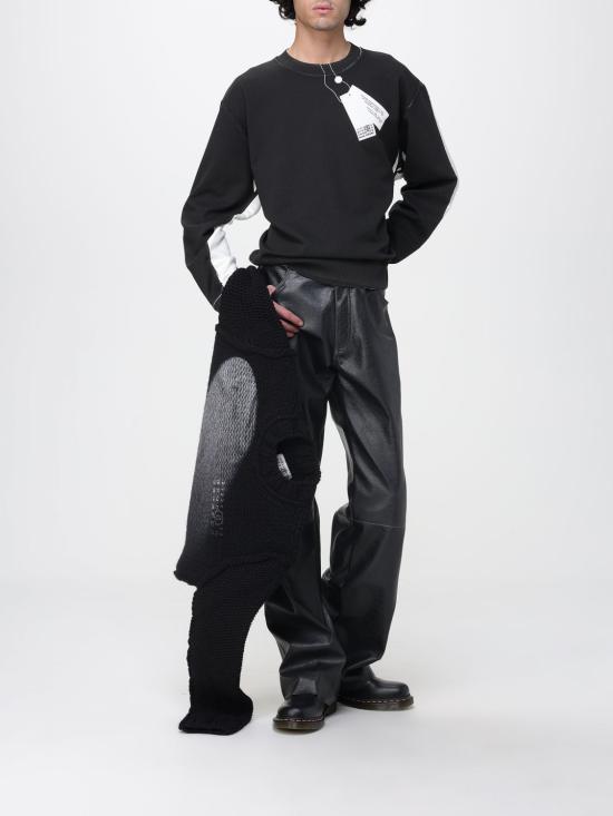 25FW MM6 메종마르지엘라 스트레이트 팬츠 SH2LA0045M35455 900 Black - MM6 MAISON MARGIELA