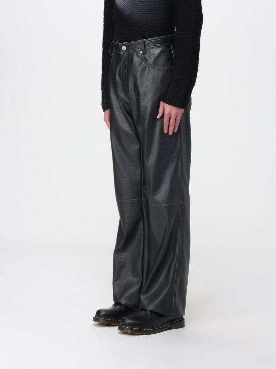 25FW MM6 메종마르지엘라 스트레이트 팬츠 SH2LA0045M35455 900 Black - MM6 MAISON MARGIELA