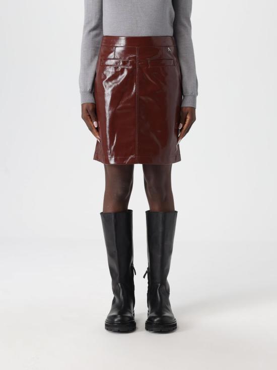 25FW 액티튜드 트윈세트 미디 스커트 252AP2392 12562 Brown