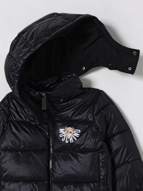 25FW [키즈] 모스키노 캐주얼 자켓 MUS032L3A32 60100 Black - MOSCHINO