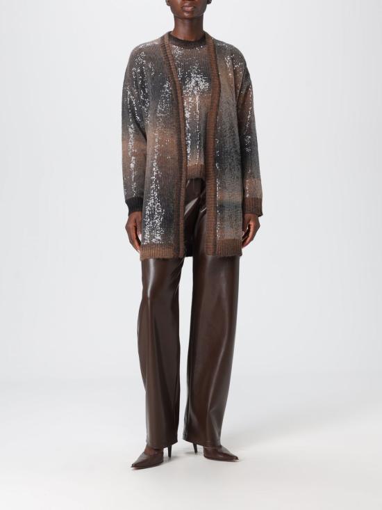 25FW 리우조 스웨터 MF5380MA14R S9472 Brown - LIU JO