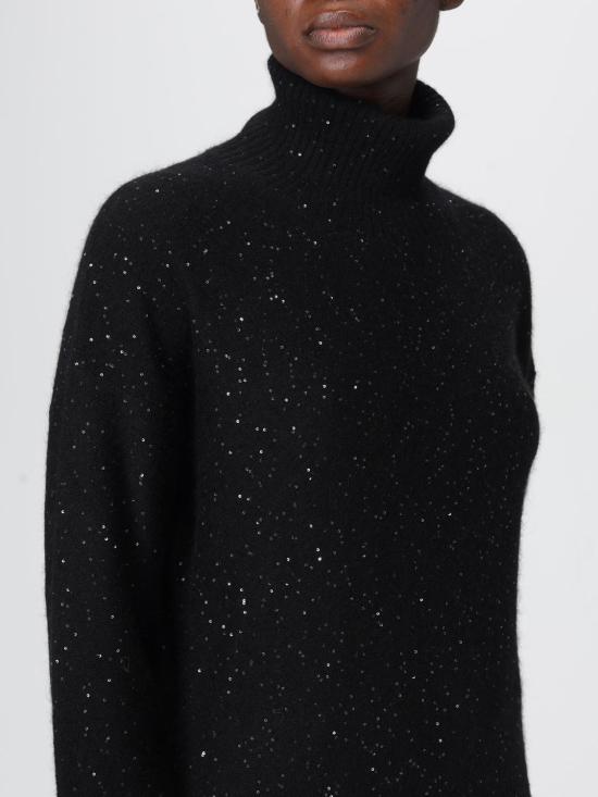 25FW 파비아나 필리피 터틀넥 MAD225F528D296 825 Black - FABIANA FILIPPI