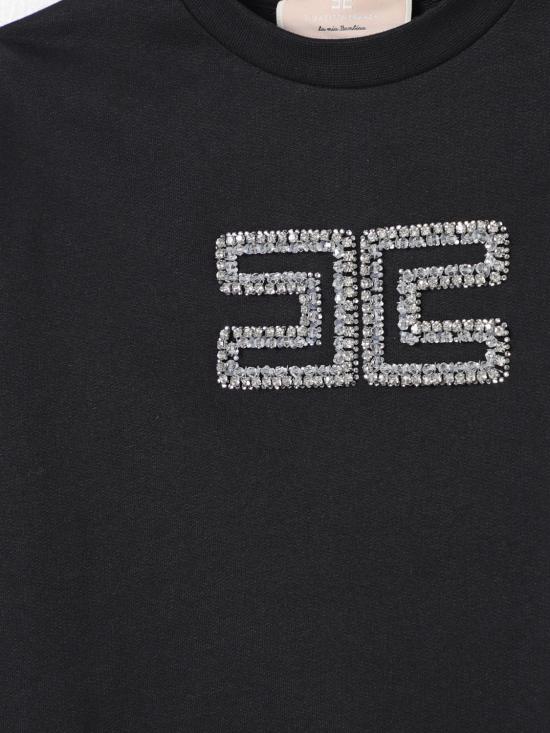 25FW [키즈] 엘리자베타프랜치 풀오버 EFFE1510FF002N 075 Black - ELISABETTA FRANCHI