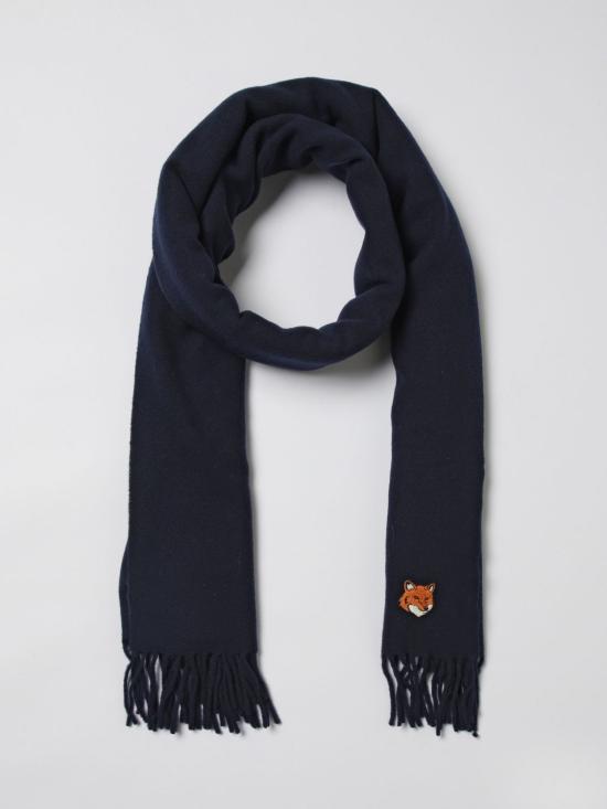25FW 메종키츠네 머플러/스카프 PM06201WB0044 0413 Blue - MAISON KITSUNE