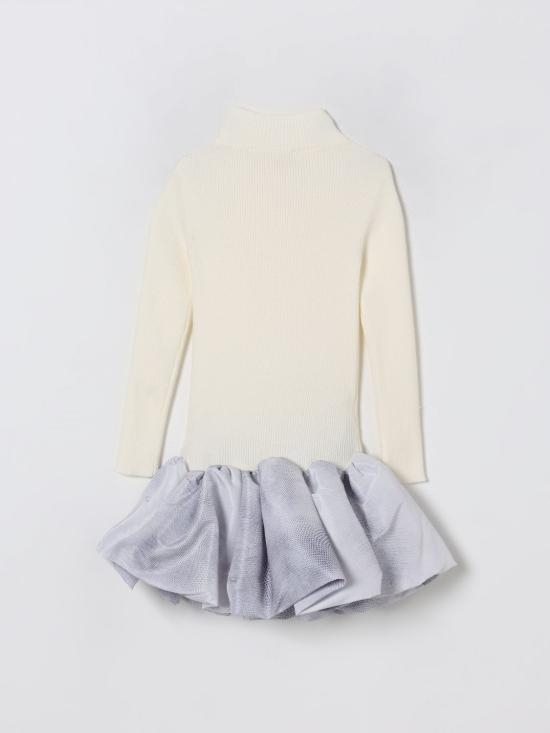 25FW [키즈] 엘리자베타프랜치 원피스 EFAB6310FL040 D932 Milk - ELISABETTA FRANCHI