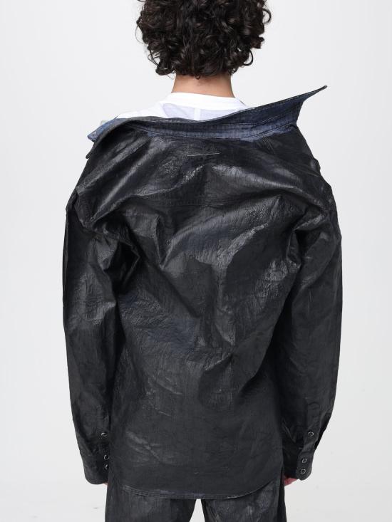 25FW MM6 메종마르지엘라 셔츠 SH2DT0033M30029 963 Black - MM6 MAISON MARGIELA