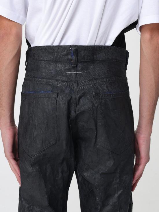 25FW MM6 메종마르지엘라 스트레이트 팬츠 SH2LA0038M30017 963 Black - MM6 MAISON MARGIELA