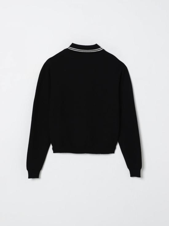 25FW [키즈] 미스블루마린 풀오버 BFMA015CFL040 N020 Black - MISS BLUMARINE