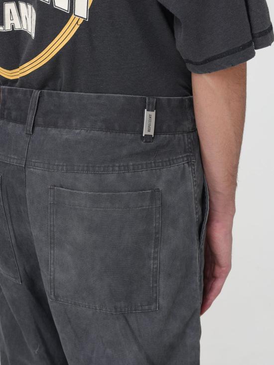 25FW 리프레젠트 스트레이트 팬츠 MLM100356 02 Black - REPRESENT